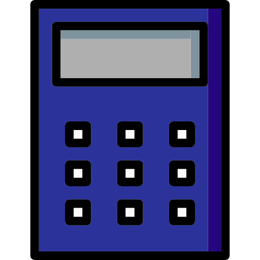 calculadora Basic Mixture Lineal color Ícone