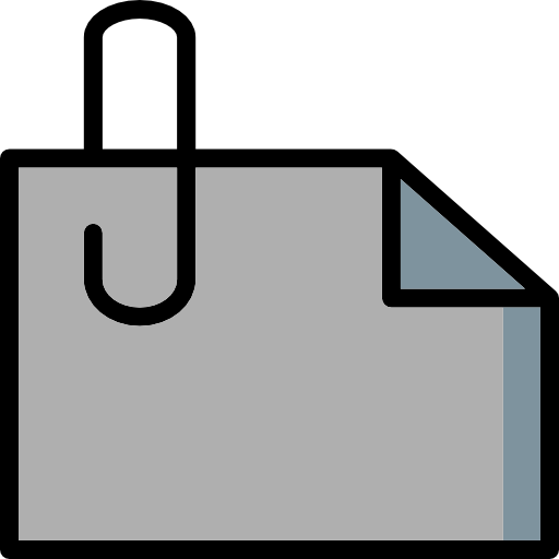 attacher Basic Mixture Lineal color Icône