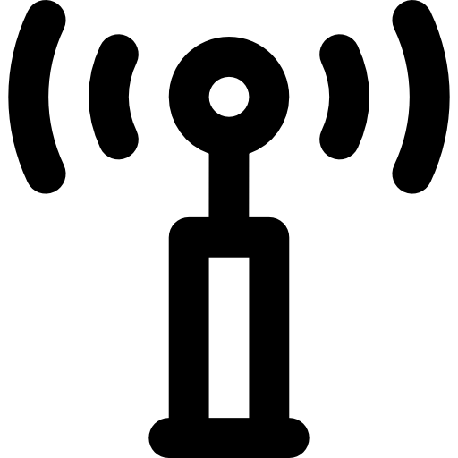 signal Basic Black Outline icon