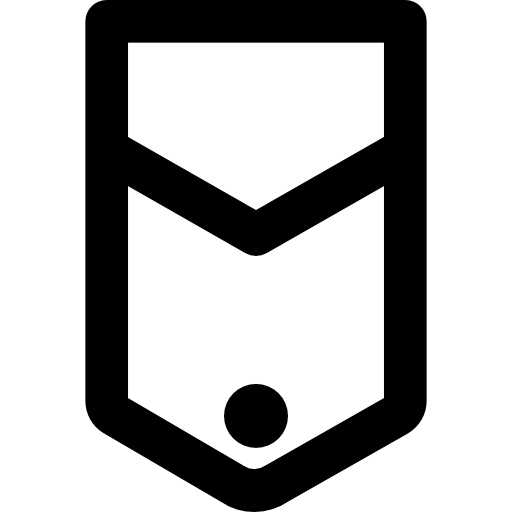 chevron Basic Black Outline icon