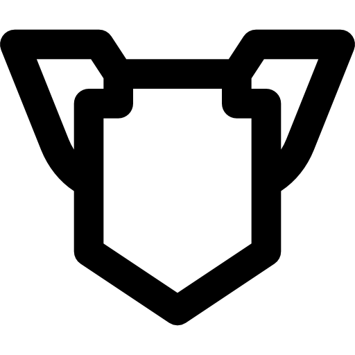 insignia Basic Black Outline icono