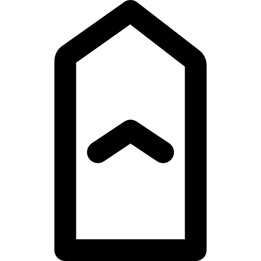 chevron Basic Black Outline icona