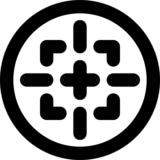 Target Basic Black Outline icon