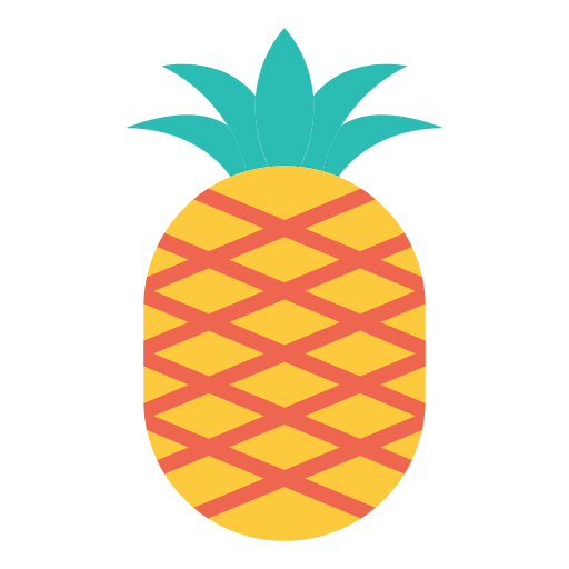 ananas Good Ware Flat icoon