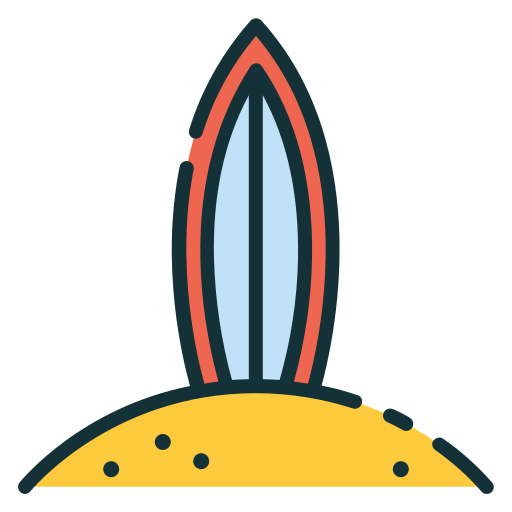 tabla de surf Good Ware Lineal Color icono