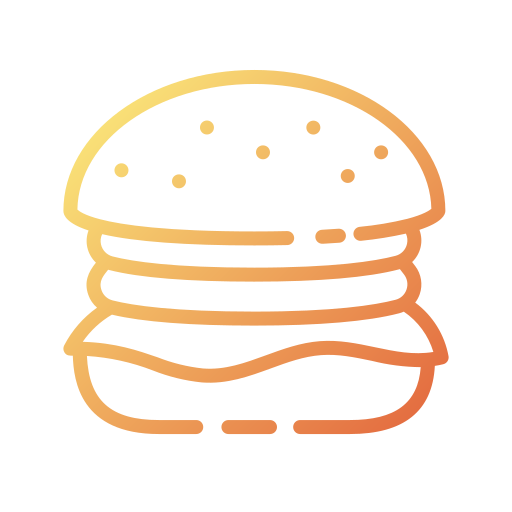 burger Good Ware Gradient icon
