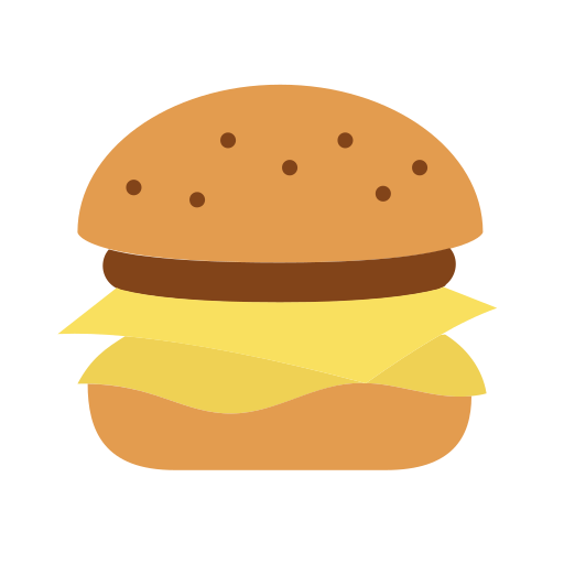 hamburger al formaggio Good Ware Flat icona