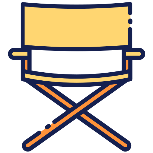 silla de director Good Ware Lineal Color icono