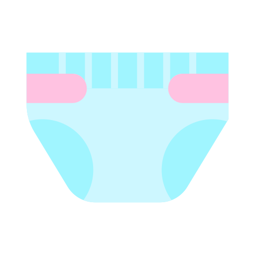 Diaper Good Ware Flat icon