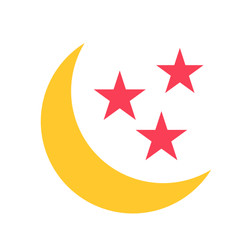 月と星 Good Ware Flat icon