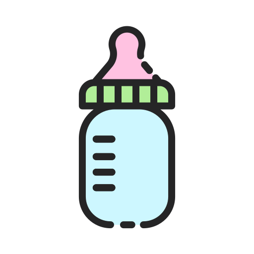 Feeding bottle Good Ware Lineal Color icon
