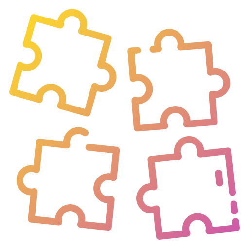 Puzzle Good Ware Gradient icon
