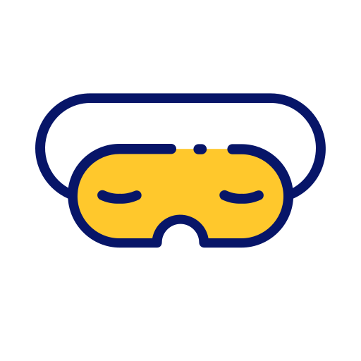 máscara para dormir Good Ware Lineal Color icono