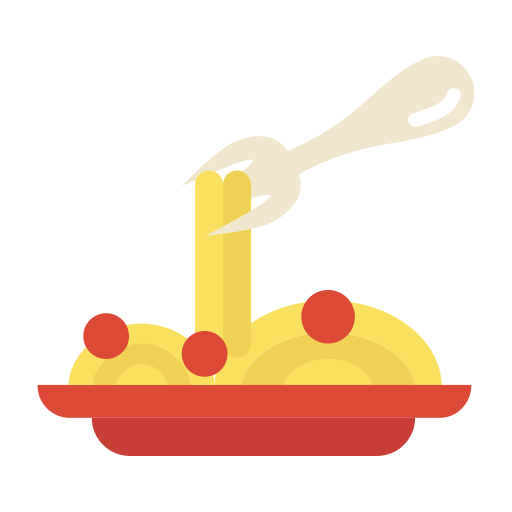 Spaghetti Good Ware Flat icon