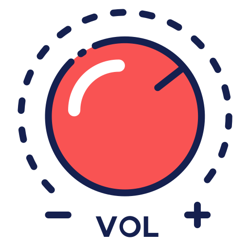 ajuste de volumen Good Ware Lineal Color icono