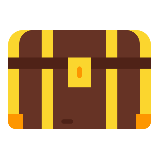Treasure chest Good Ware Flat icon