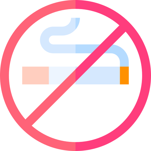 proibido fumar Basic Straight Flat Ícone