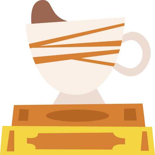 Кружка кофе Cartoon Flat иконка