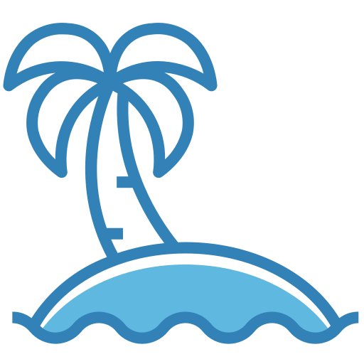 eiland Generic Blue icoon
