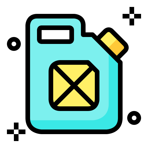 ガソリン Generic Outline Color icon