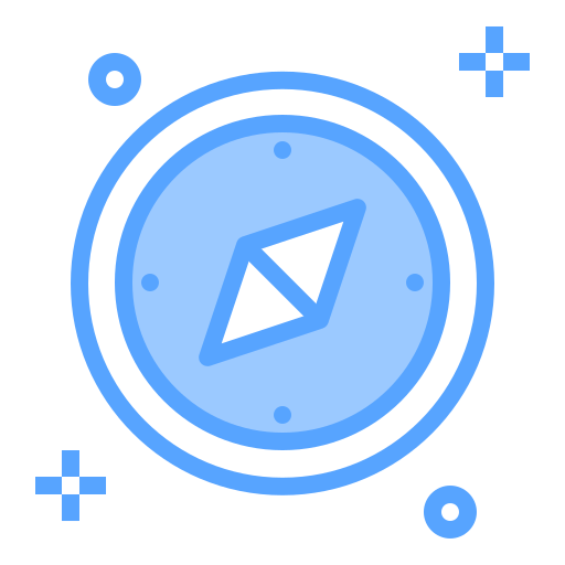 navigatie Generic Blue icoon