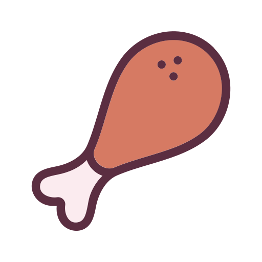 Chicken Generic Outline Color icon