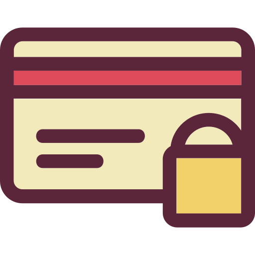 tarjeta de seguridad Generic Outline Color icono