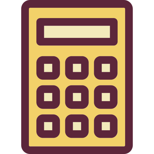 calculadora Generic Outline Color Ícone