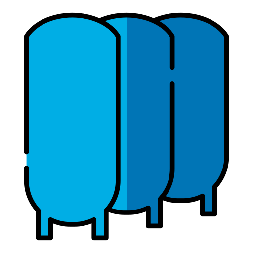 Water tank Generic Outline Color icon