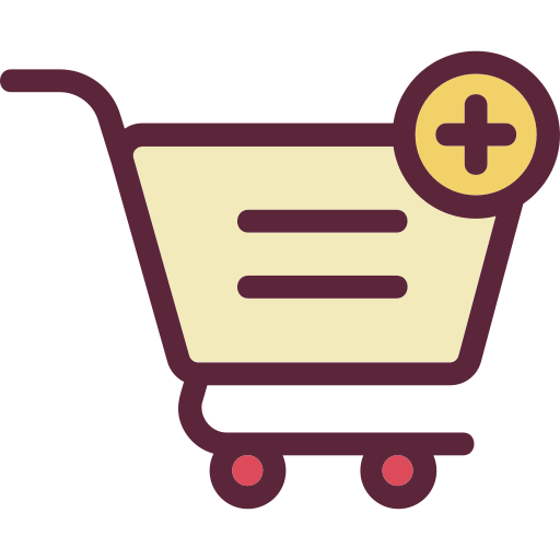 carrito de compras Generic Outline Color icono