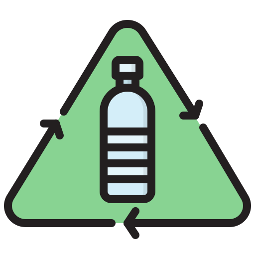 bottiglia Toempong Lineal color icona