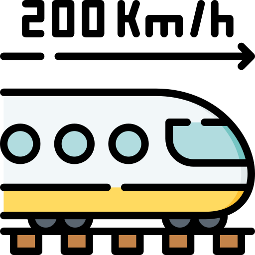 treno Special Lineal color icona