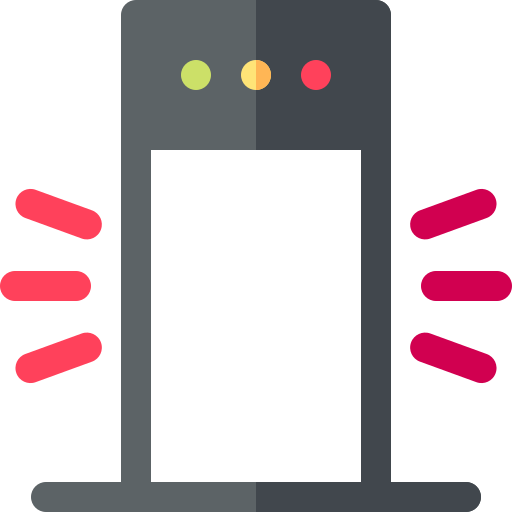 metalldetektor Basic Rounded Flat icon