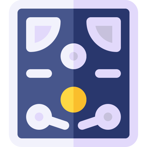 핀볼 Basic Rounded Flat icon