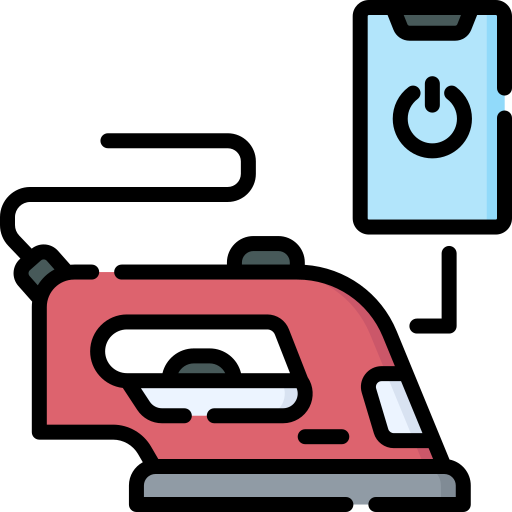Electric iron Special Lineal color icon