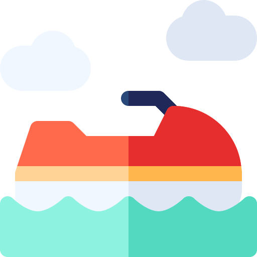 ジェットスキー Basic Rounded Flat icon