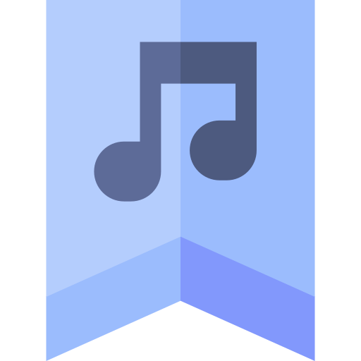 음악 Basic Straight Flat icon