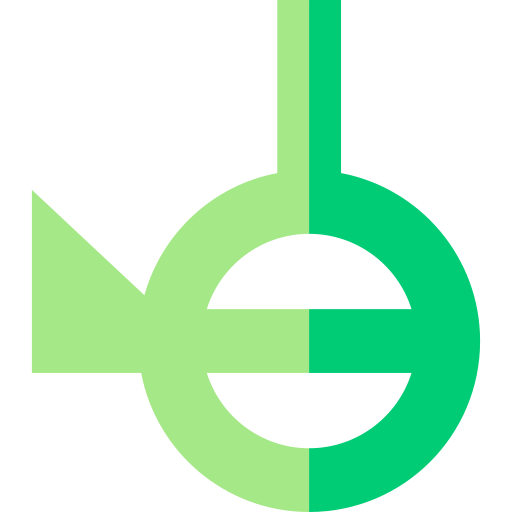 Demiagender Basic Straight Flat icon
