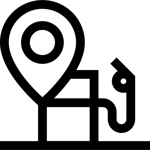 ガソリンスタンド Basic Straight Lineal icon