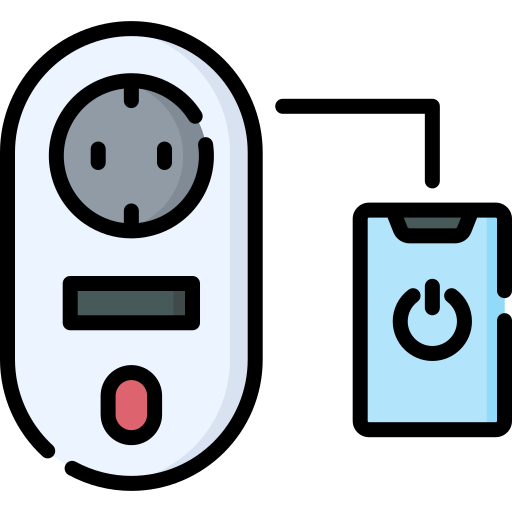 Smart plug Special Lineal color icon