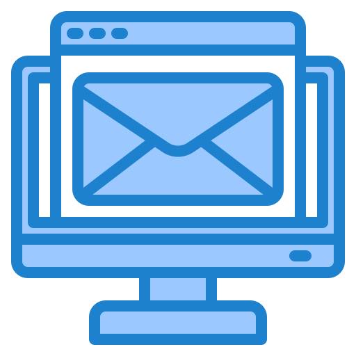 email srip Blue icon
