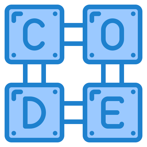 Code srip Blue icon