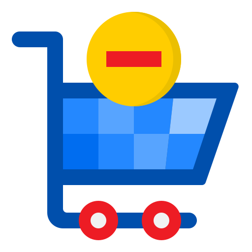 ショッピングカート srip Flat icon