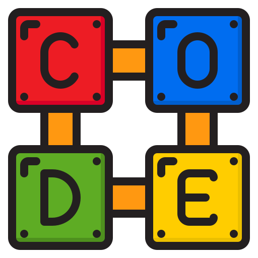 código srip Lineal Color icono