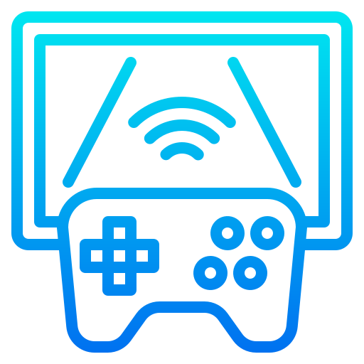 Game console srip Gradient icon