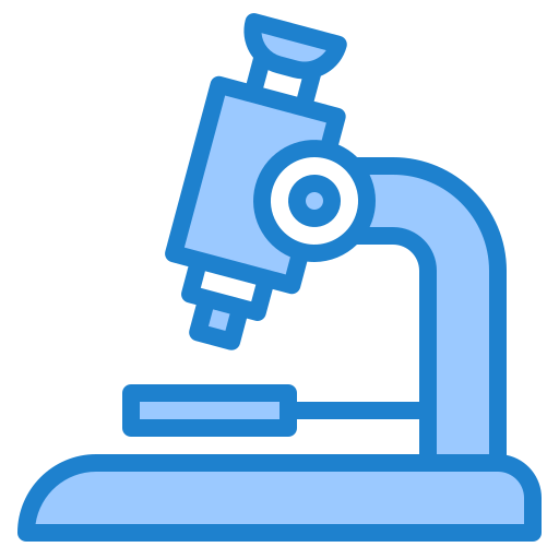 mikroskop srip Blue ikona