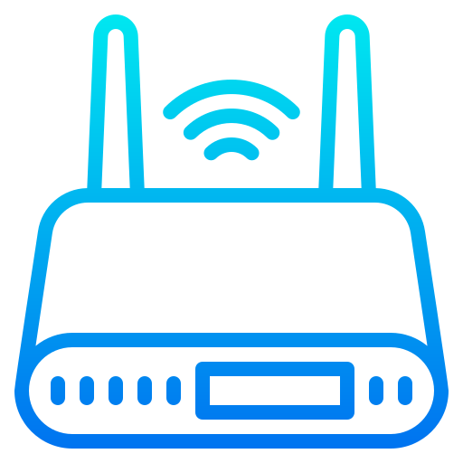 routera srip Gradient ikona