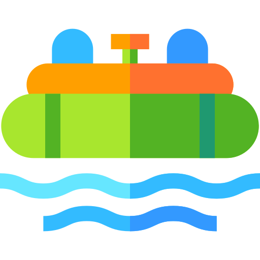 parque acuatico Basic Straight Flat icono