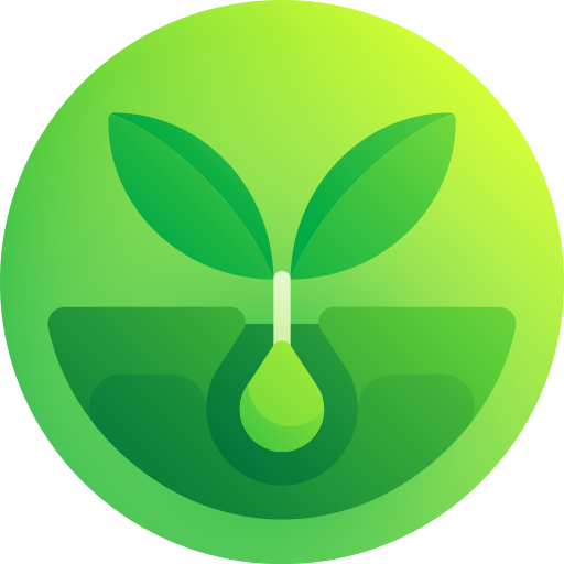성장하는 식물 Gradient Galaxy Gradient icon