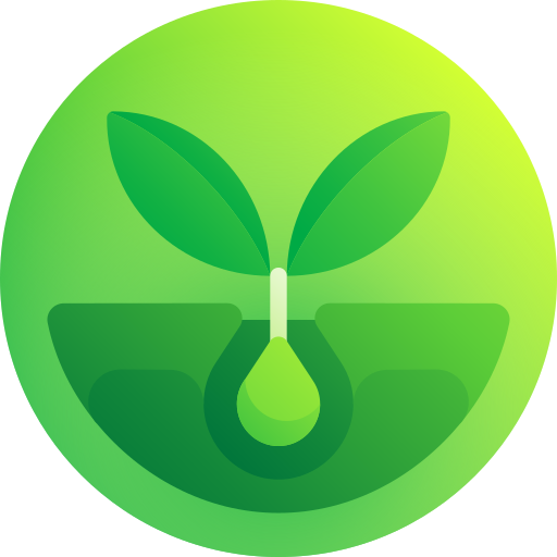 Growing plant Gradient Galaxy Gradient icon